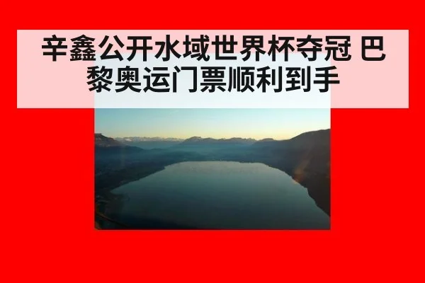 辛鑫公开水域世界杯夺冠 巴黎奥运门票顺利到手
